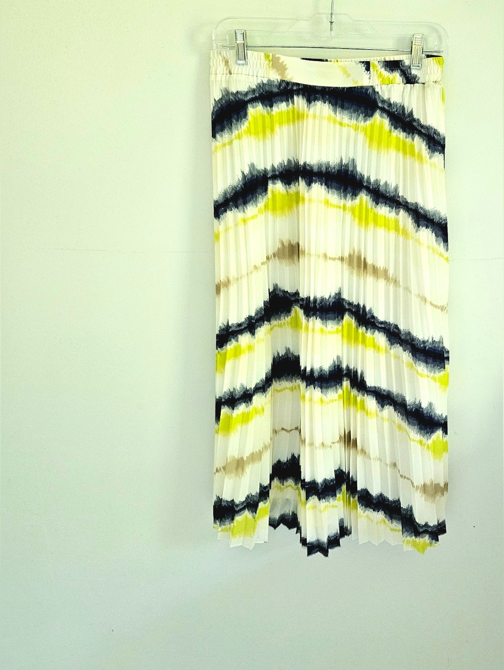 M & S Collection Tie Dye Pleated Maxi Skirt NWT